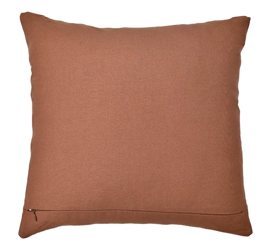 18" Dark Brown Leather Pillow by Ashland®